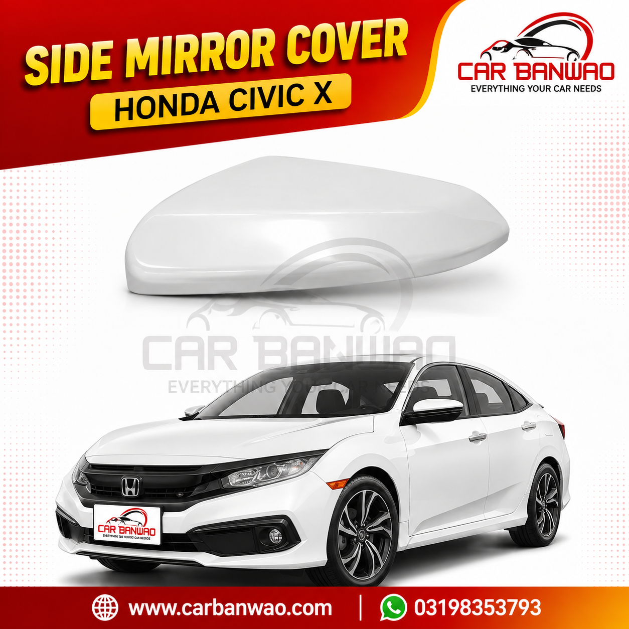 Side Mirror Cover Honda Civic